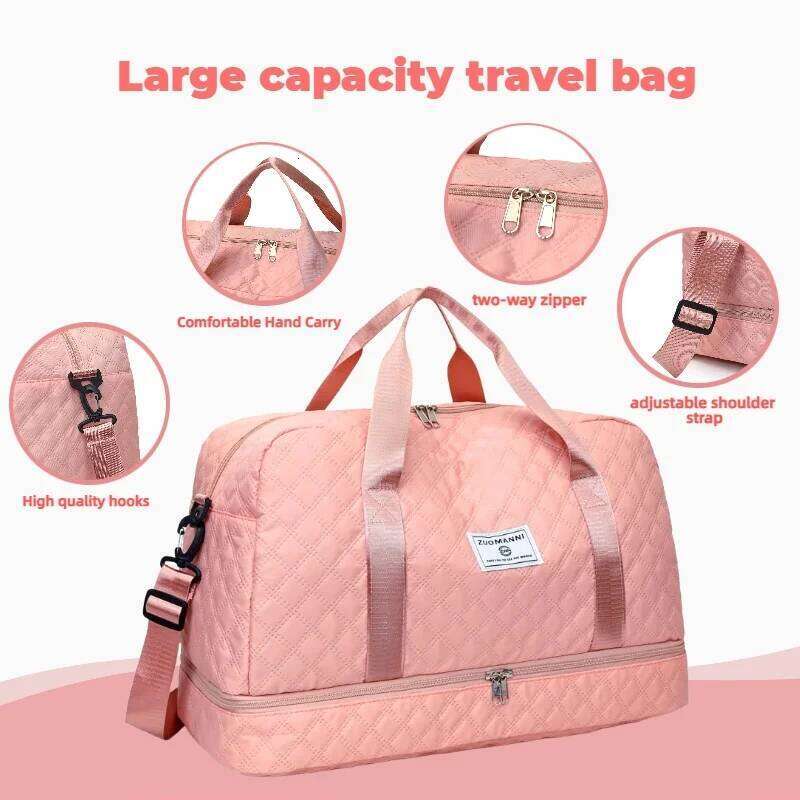 Fashionable Multifunctional Travel Luggage Bag with Independent Shoe Compartment,Suitable for Travel,Sports and Fitness,Camping Y260225