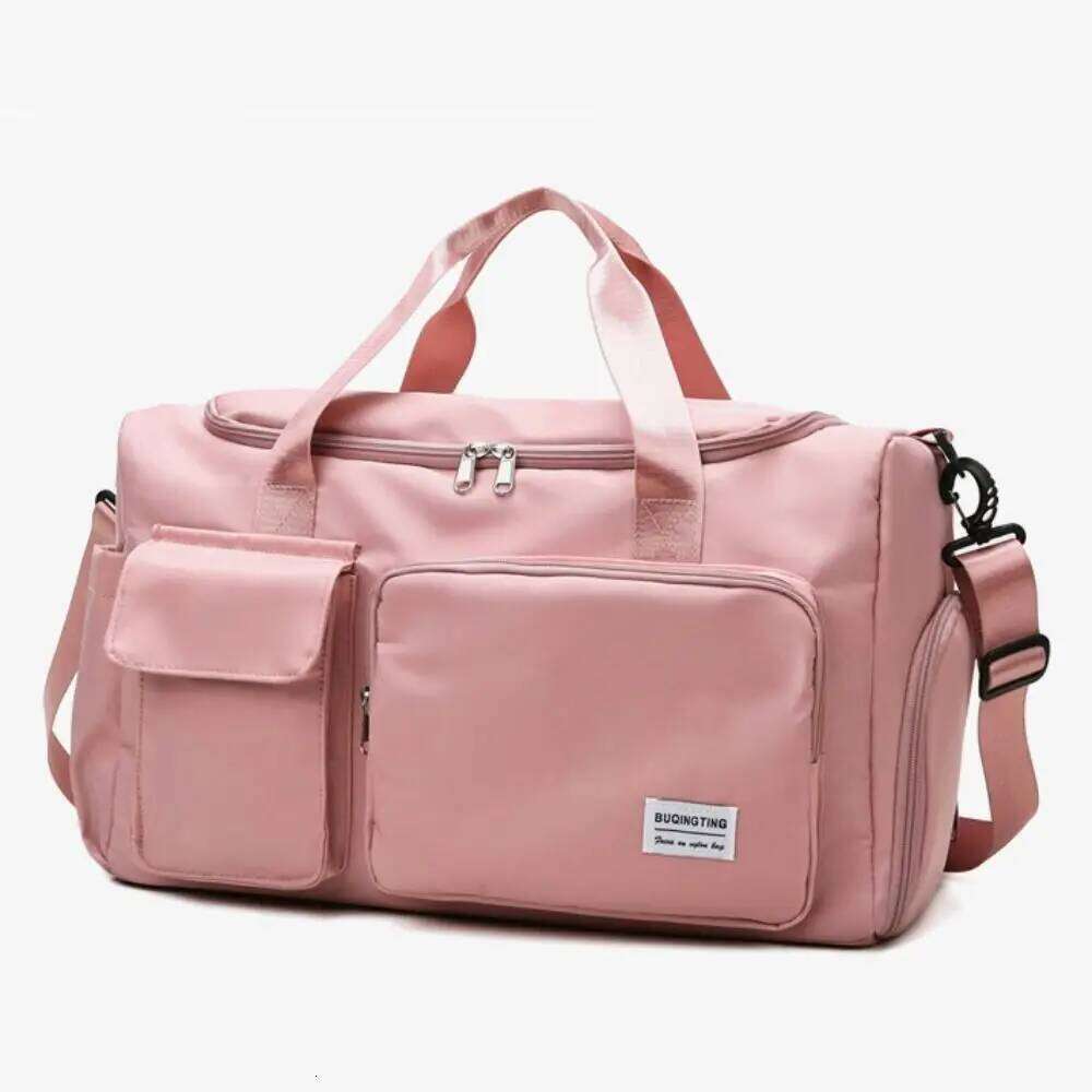 Oxford Travel Luggage Foldable Short Distance Nylon Duffle Bag with Shoe Compartment Sturdy Large Capacity Handbag Fitness Y260225