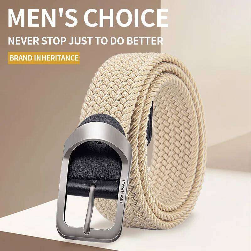 Men's needle buckle, student youth Korean version versatile denim canvas belt, nylon men's luxury outdoor hunting tactics, multi Y260225