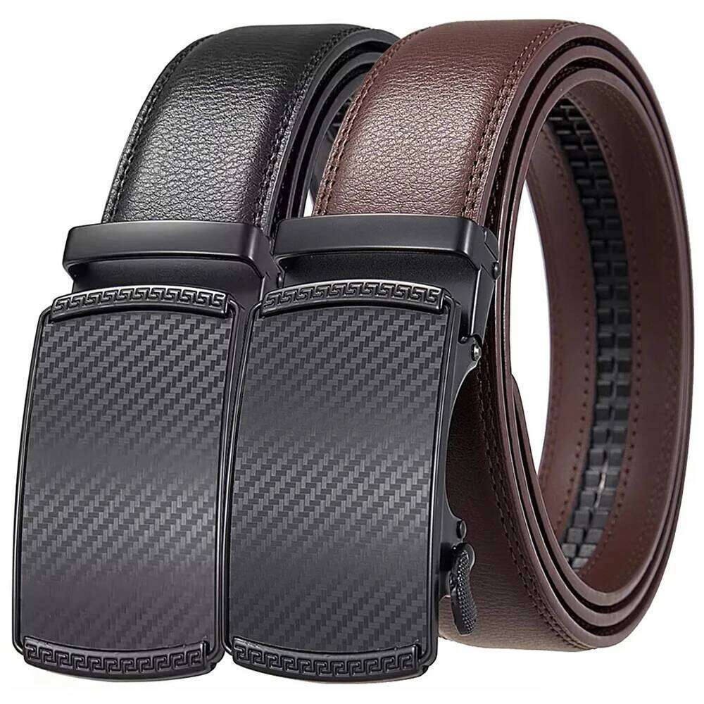 Extra Plus Size 170 160 150 140 130 120 110cm Synthetic Leather Belt for Men High Quality Automatic Buckle Belts Strap Jeans Y260225