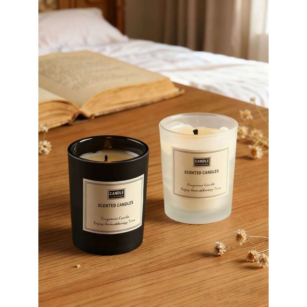 Scented candles, soy wax scented candle gift set, romantic rose fragrance H260225