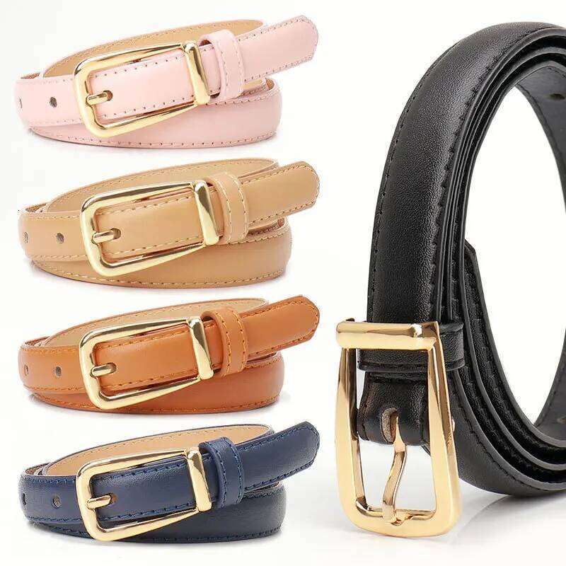 New Needle Buckle for Women, European and American Fashion Versatile Jeans Decorative Belt, Retro Women's Belt Y260225