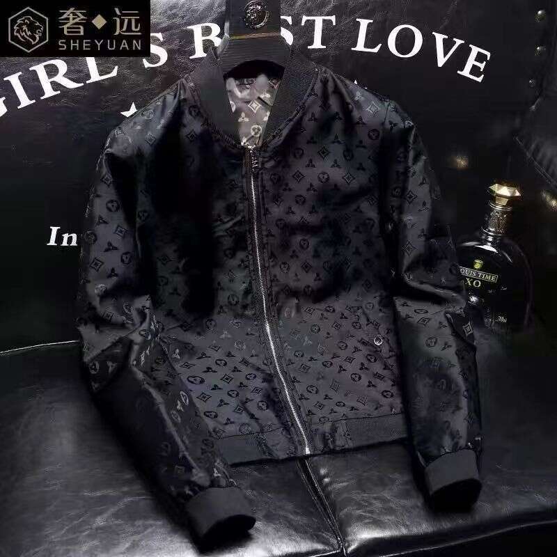 High-End European Style Hooded Spring And Autumn Men's Jacket Trendy New Versatile Casual Fashion Coat