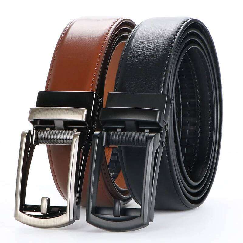 Men's Cowhide Genuine Leather Belt, Work Business Gift For Dad And Husband Y260225