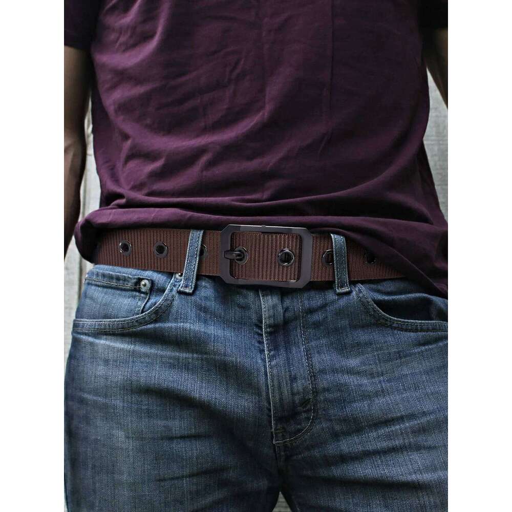 Genuine Tactical Quick Release Outdoor Military Breathable Belt for Men Cowboy Nylon Sports Accessories Y260225