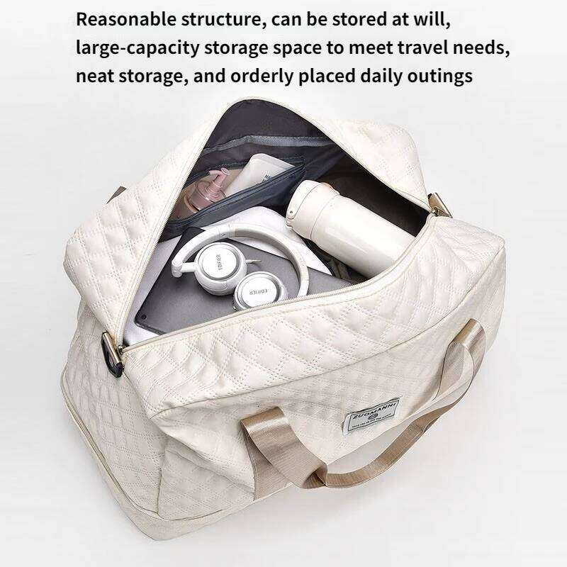 Waterproof And Wear-resistant Gym Tote Bags, Lightweight Luggage Bag, Large Capacity Travel Duffle Dry Wet Separation Bag Y260225