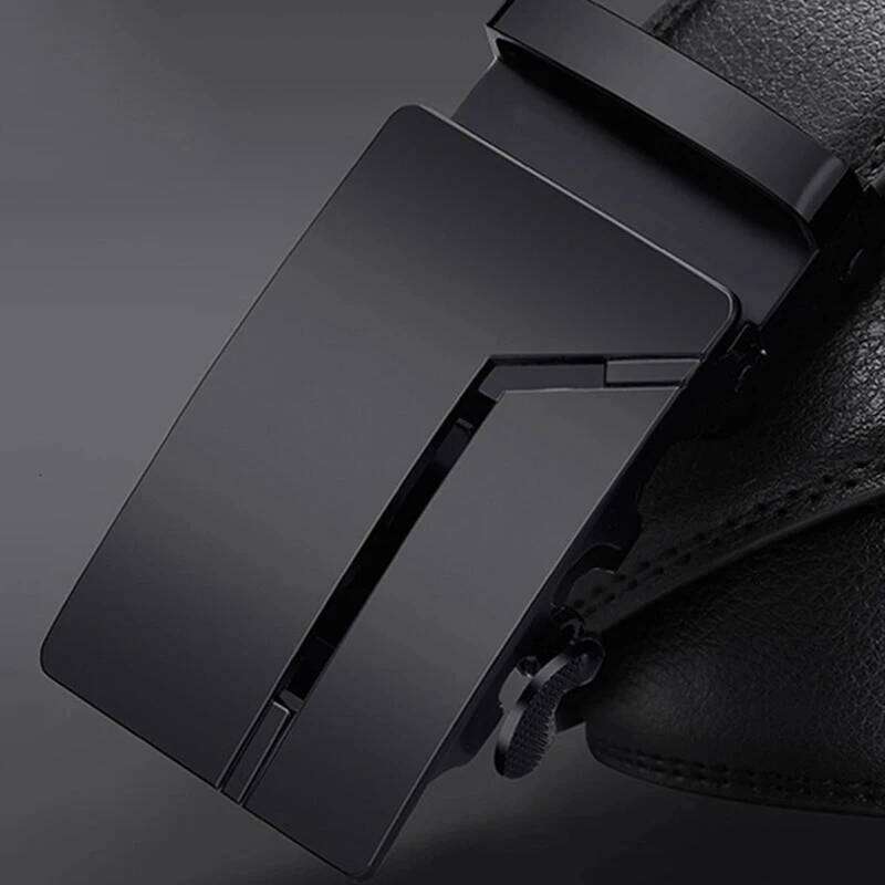Famous Style Male Metal Automatic Buckle Brand Belt Genuine Luxury Leather Men's business Belts for Men Strap dropshipping Y260225