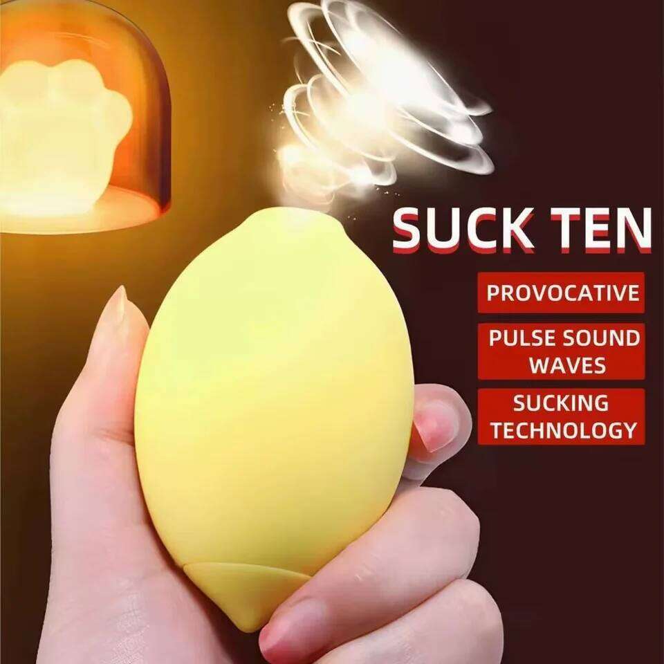 Clit Sucker Sucking Lemon Vibrators 10 Power Suction Love Egg Nipple Stimulator Adult Sex Toys Female Masturbator Women's Spring 26H0225