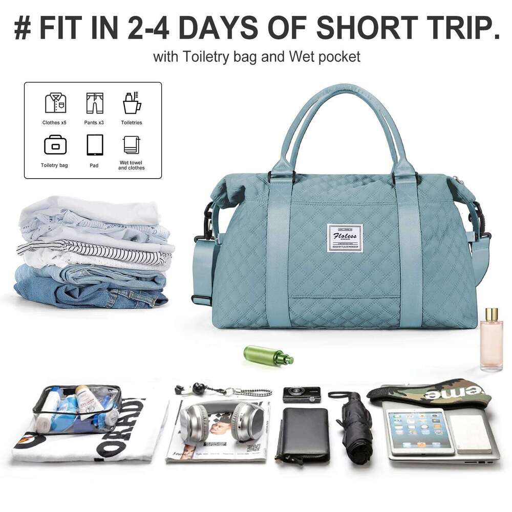 Suitcases Luggage Bag Cabin Travel Sports Fitness Bags Package, Weekend Short-Term Seaside Vacation Bag, Dry-Wet Separation Y260225