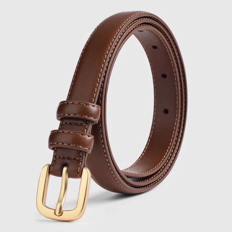 Casual Fashion with Simple and High-end Feel, Needle Buckle Double Loop Belt Suitable for Daily Wear Y260225