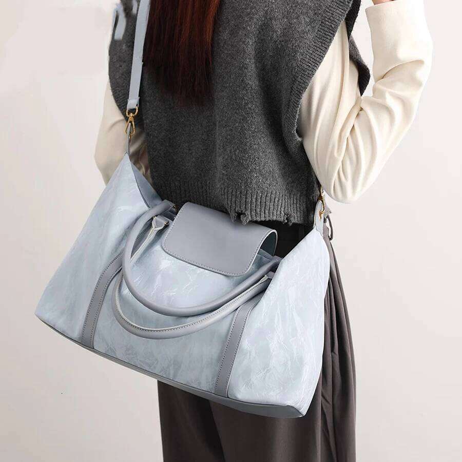 Foldable Duffel Lightweight Travel for Women Tote Carry On Luggage Weekender Overnight Bag Maternity Storage Y260225