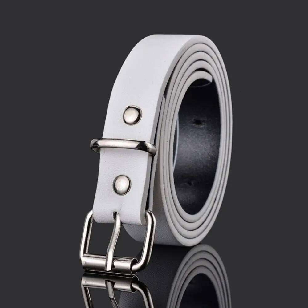Children PU Leather Belts Boys Girls Kid Waist Strap Waistband Metal Buckle For Jeans Pants Trousers Dress Adjustable Belt Y260225