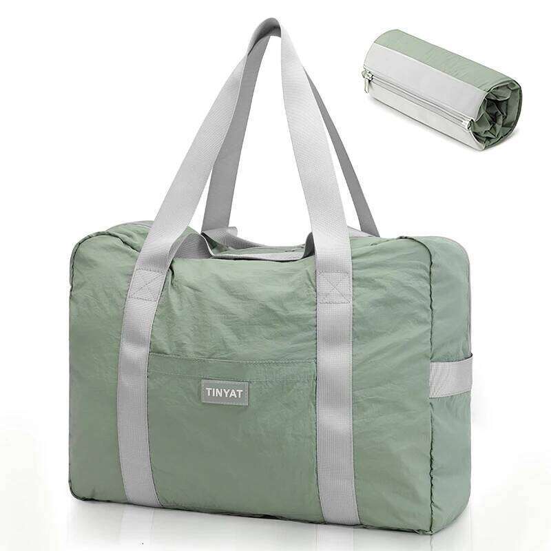 TINYAT Multi Color Women's Travel Bag, Large Capacity Polyester Crossbody Bag for Flight Attendant Carrying Carry and Travel. Y260225