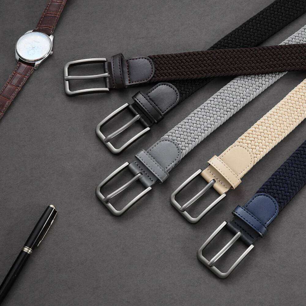 Fashionable Elastic Braided Personality Trendy Men's Tactical Outdoor Adventure Multifunctional Belt Y260225