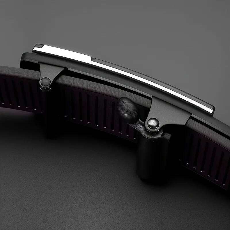 New Automatic Buckle PU Fashion Matching Men's Business Casual Belt Trendy Waist Accessories Wholesale Y260225