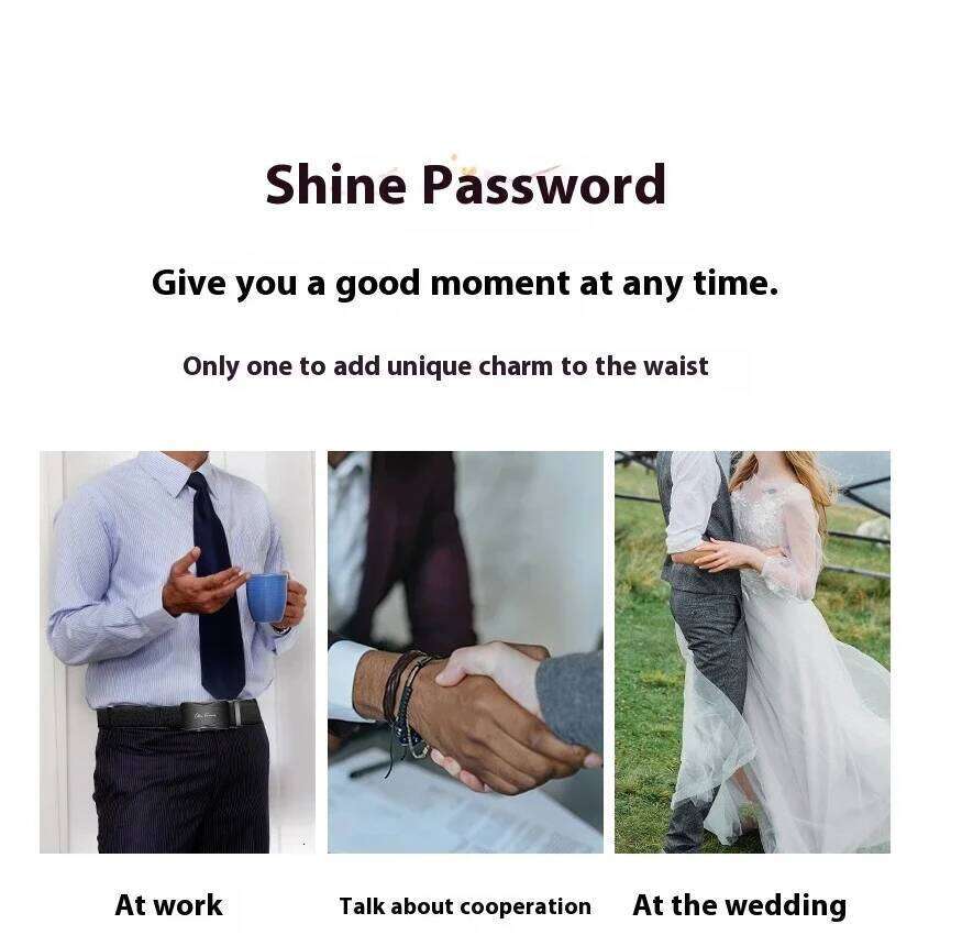 High Quality Men Genuine Leather Belts,Adjustable No Hole Waist Straps Men, Alloy Automatic Buckle Belt for Jeans Y260225