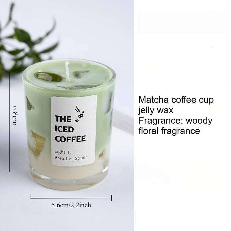 Jelly Wax Coffee Cup Aromatherapy Bedroom Smoke Free Candles Romantic Atmosphere Fragrance H260225