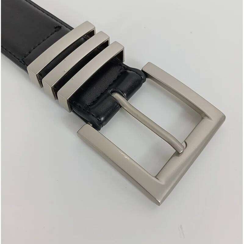 Fashion Unisex cowhide Real leather belt For Men High-end Luxury Brands Wide Male Desiner Women's Punk Gothic Jeans Belt Y260225