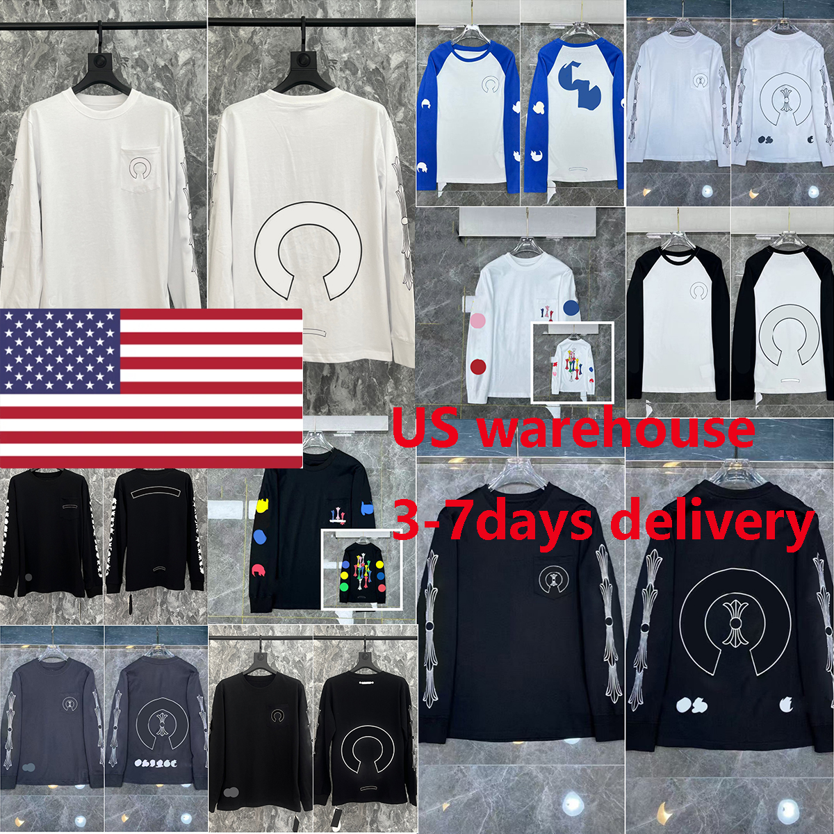 Chrome Hoodie Fashion Chrome Hoodie Designer Hoodies Sweatshirts Hip Hop Running Jacket Pullover Hooded Cardigan Loose Man Hoody Clothinghigh Quality