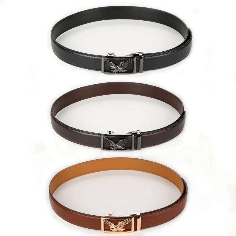 With Alloy Automatic Buckle, Fashion Men's Business Leisure Belt Y260225