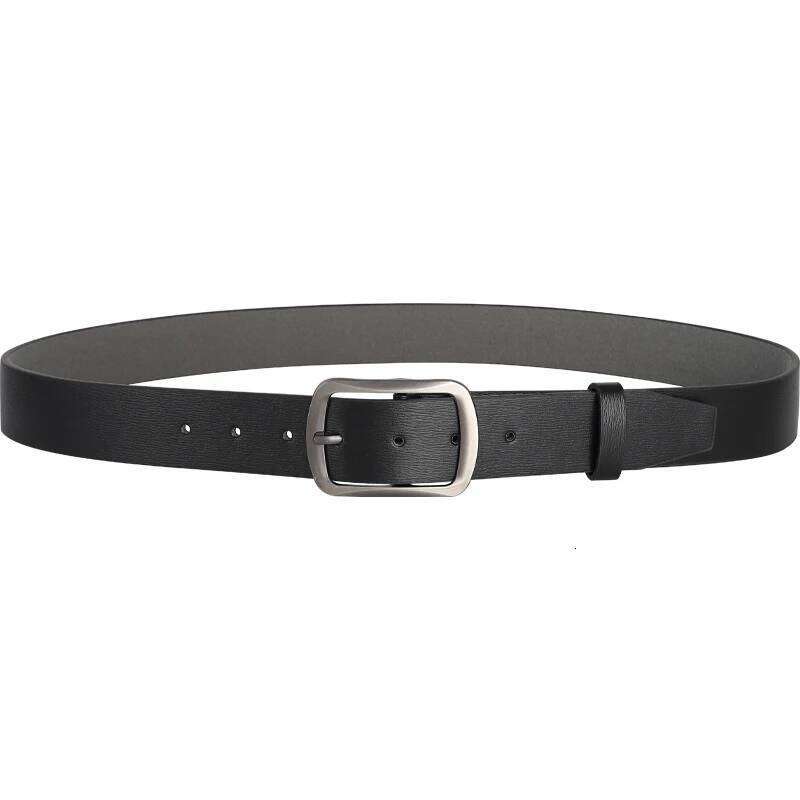 New Fashion Men's Metal Pin Buckle Belt Leisure Business Accessory Designer Belts For Jeans Waist Strap Plus SizeFor Ideal Gift Y260225