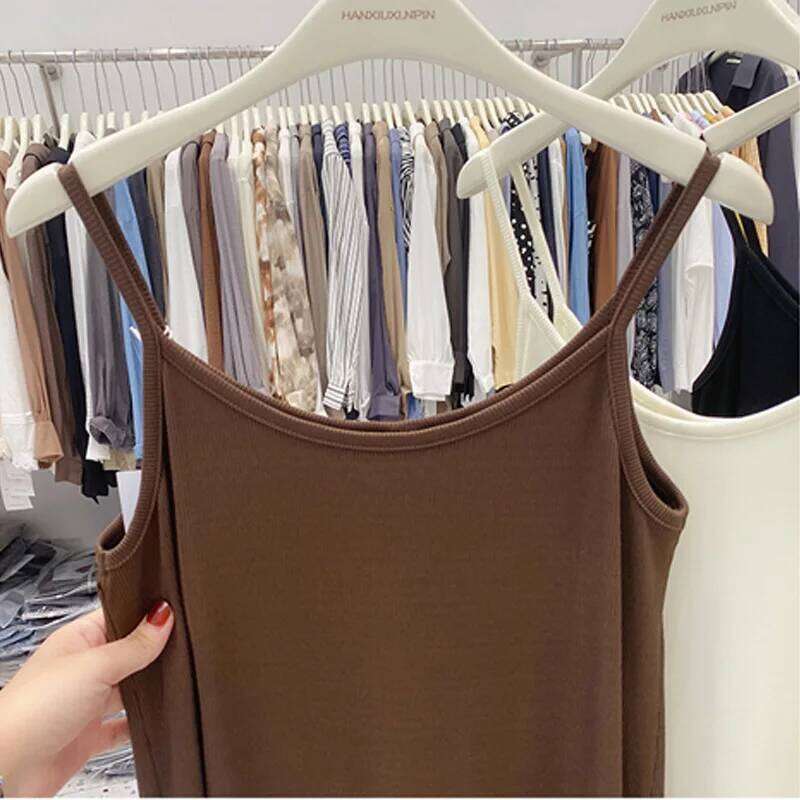 Strap dress made of pure cotton for summer women, paired with a vest long skirt, lightweight, breathable, and slim fit XJ260225