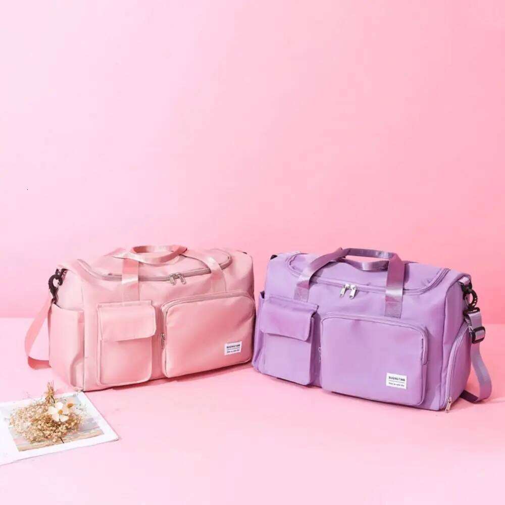 Oxford Travel Luggage Foldable Short Distance Nylon Duffle Bag Multi-functional Multi Layered Large Capacity Handbag Girl Y260225