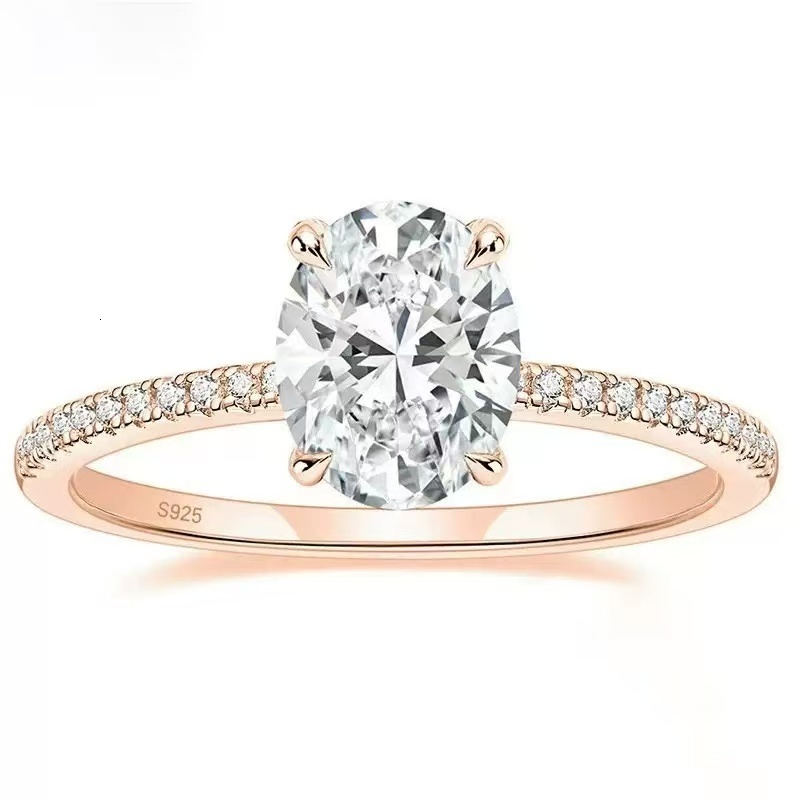 14K White Gold Oval Cut Lab Grown Diamond Engagement Ring 3 Carat DEF VS CVD HPHT Lab Diamond Engagement Ring Halo Rings IGI