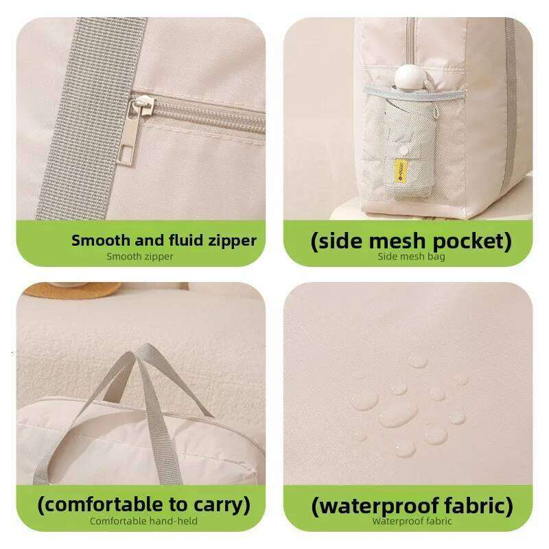 Short Distance Travel Moving Foldable Compartment Trolley Luggage Coating Storage Bag handbags Y260225