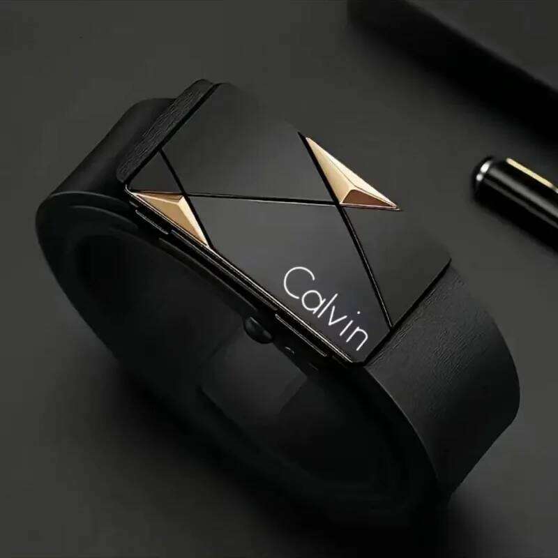 Men's trendy business fashionable jeans belt, white-collar, casual, gift for husband Y260225