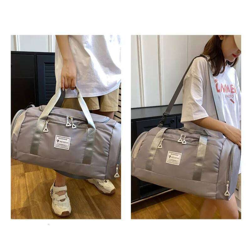 Extra-Large Capacity Sports Travel Tote Bag, Gym with Wet-Dry Separation, Crossbody Luggage Bag Y260225