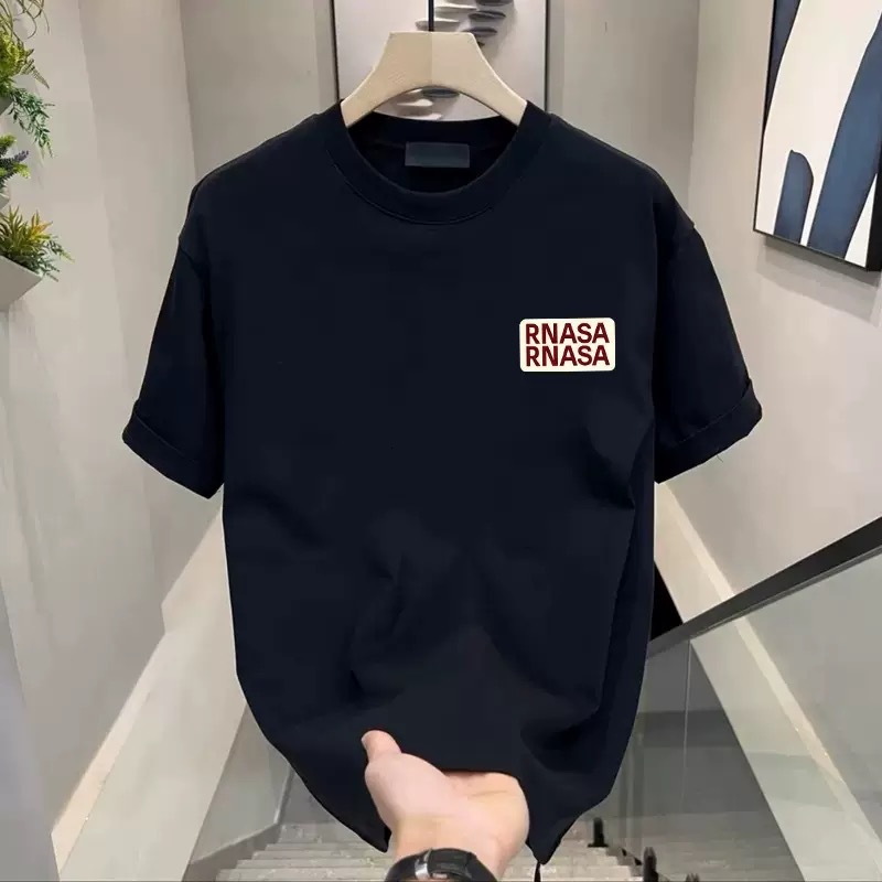 2026 New Design Men's Short-sleeved T-shirt For Outdoor Fashion, Casual, Business, Luxury, High-end, Versatile And Basic Round-neck Shirt Top