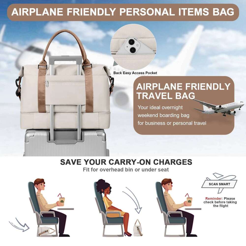 Sports Bag, Hand Luggage Travel Weekender Backpack, Hospital Clinical Birth For Women, Carry on Luggage,Travel Bag Large Y260225