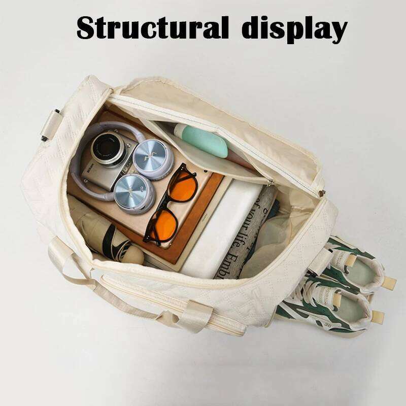 Fashion Travel Handbags Large Capacity Carry On Luggage Bags Men Women Shoulder Outdoor Tote Waterproof Sport Gym Bag Y260225