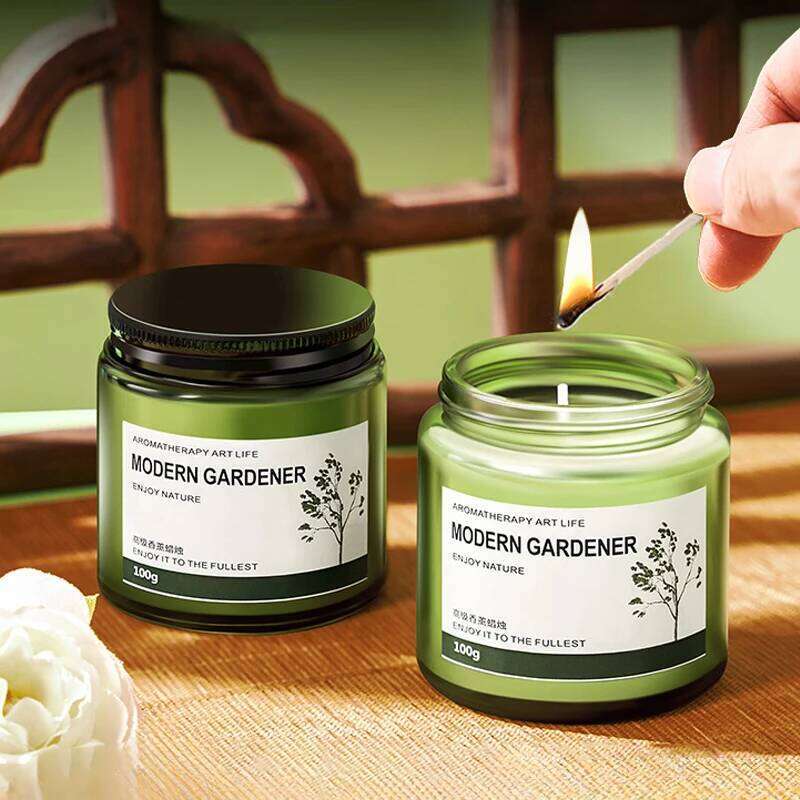 Tea Aroma Gift For Home Bedroom Long Lasting Fragrance Expansion Plant Aromatherapy Candle DIY Souvenir Air Purification H260225