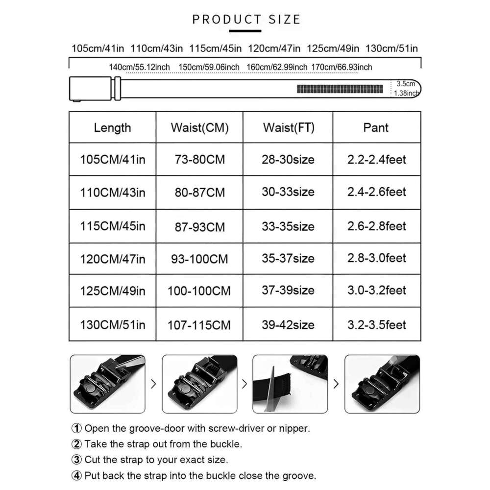 Extra Plus Size 170 160 150 140 130 120 110cm Synthetic Leather Belt for Men High Quality Automatic Buckle Belts Strap Jeans Y260225
