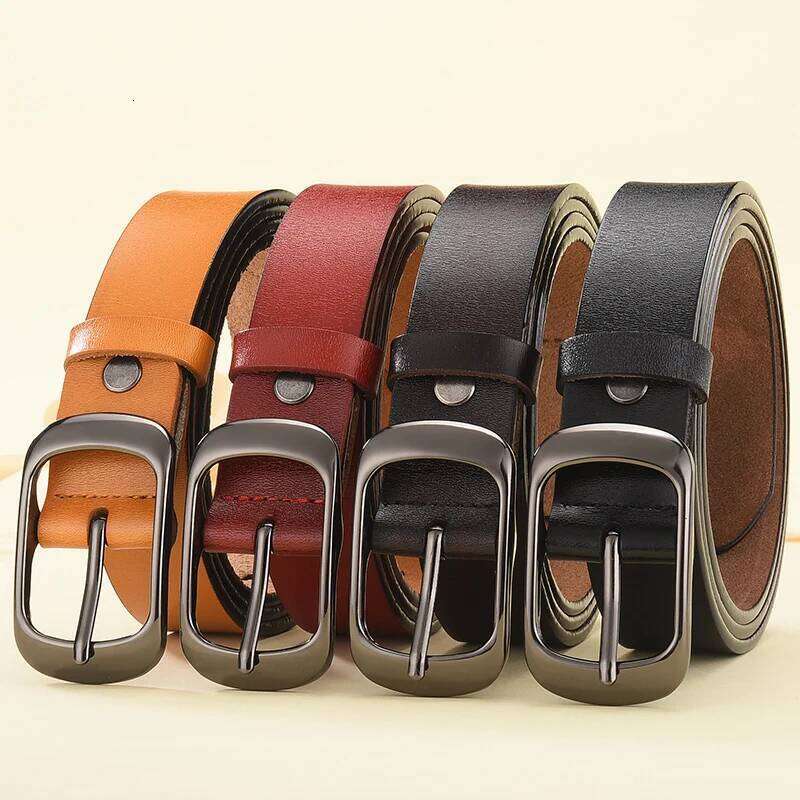 DINISITON New Girls Leather Adjustable Belts Fashion Design Casual Style Jeans Belt Accessories Y260225