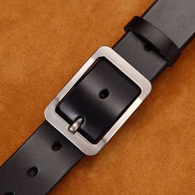 Belt men's needle buckle pants middle-aged youth formal wear business retro casual simple versatile jeans belt Y260225