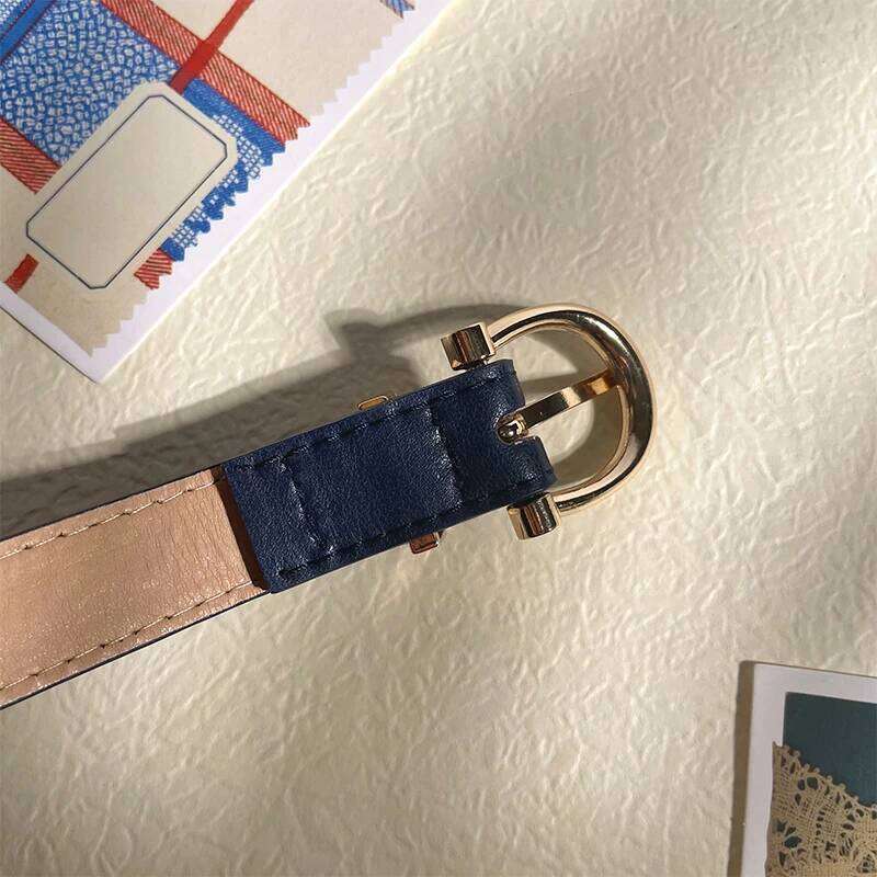 2023 Women New PU Leather Simple Metal Buckle Belt Girls Dress Jean Pants Waistband Belts for Lady Luxury Designer Brand Y260225