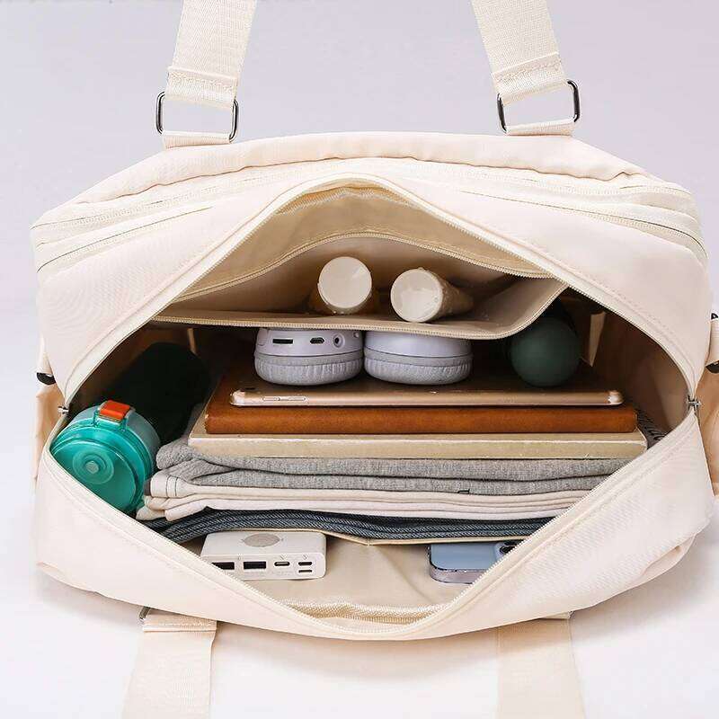 10cm Extendable Travel Duffel Handbag Multi-layer Hiking Luggage Flight Carry On Storage Shoulder Bag Sport Gym Swimming Satchel Y260225