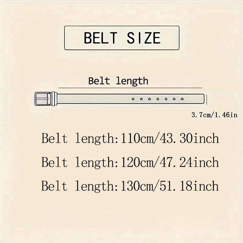 2pcs New Retro Men's Needle Belt,Casual Business Fashionable Belt,Alloy Buckle Real Belt Body, Paired With Jeans And Suit Y260225