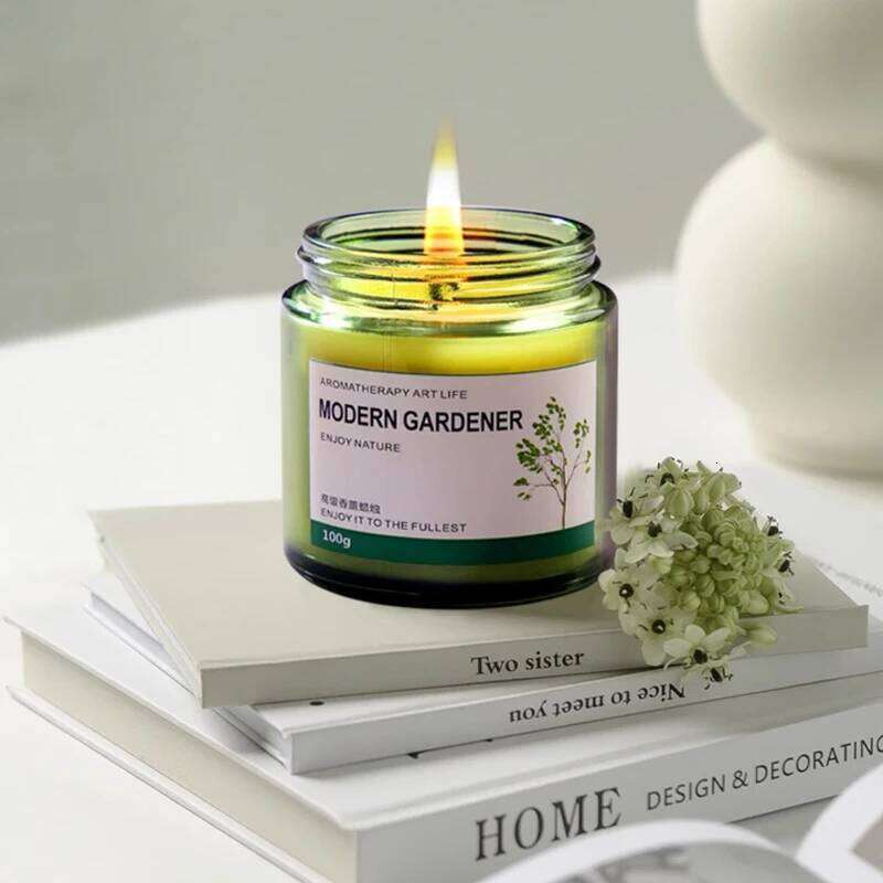 Tea Aroma Gift For Home Bedroom Long Lasting Fragrance Expansion Plant Aromatherapy Candle DIY Souvenir Air Purification H260225