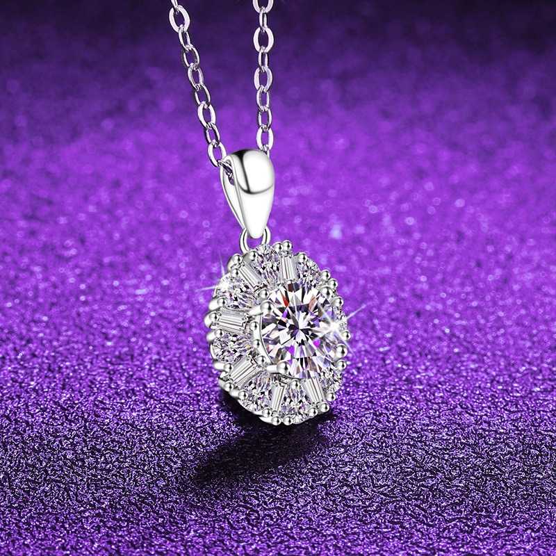 New Design Full Star Paved Pendant Necklace For Women INS Style Shiny All-match Clavicle Chain Fashion Jewelry Shine Your Beauty