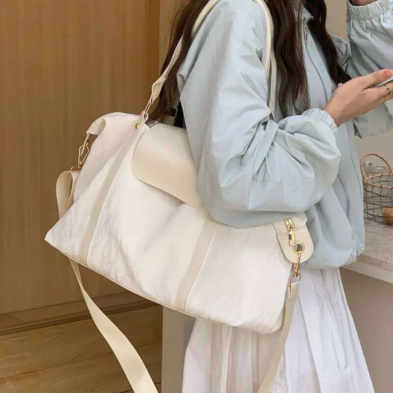 Large Capacity Women's Short-distance Portable Business Trip Storage Fitness Travel Light Luggage Bag Y260225