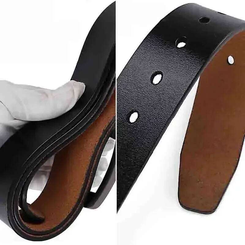 Genuine Leather Alloy Metal Pin Buckle Waist Plus Extra Size 105 110 120 130 140 150 160 170cm Belt for Men Women Betls Straps Y260225