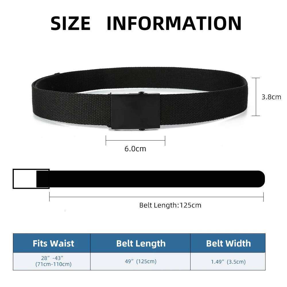 2026 Men New Fashion Unisex Waist Belt Jeans Male Casual Luxury Canvas 3.8cm Webbing Waistband Ceinture Femme Y260225