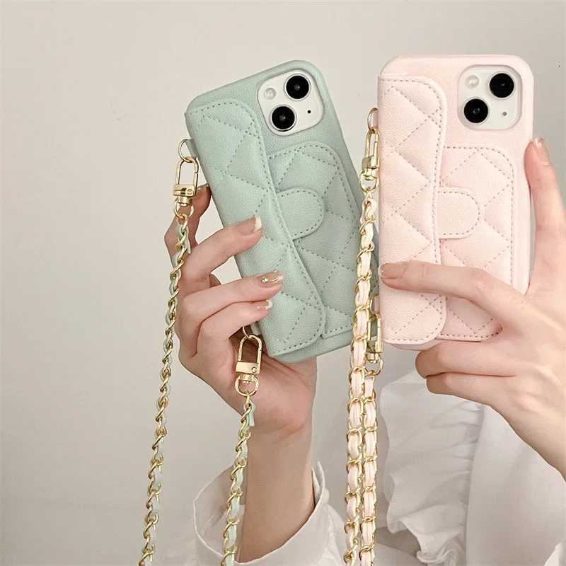 Crossbody Lanyard PU Leather Wallet Phone Case with Card Holder Shockproof Cover for iPhone 1117 Pro Max PlusT260225