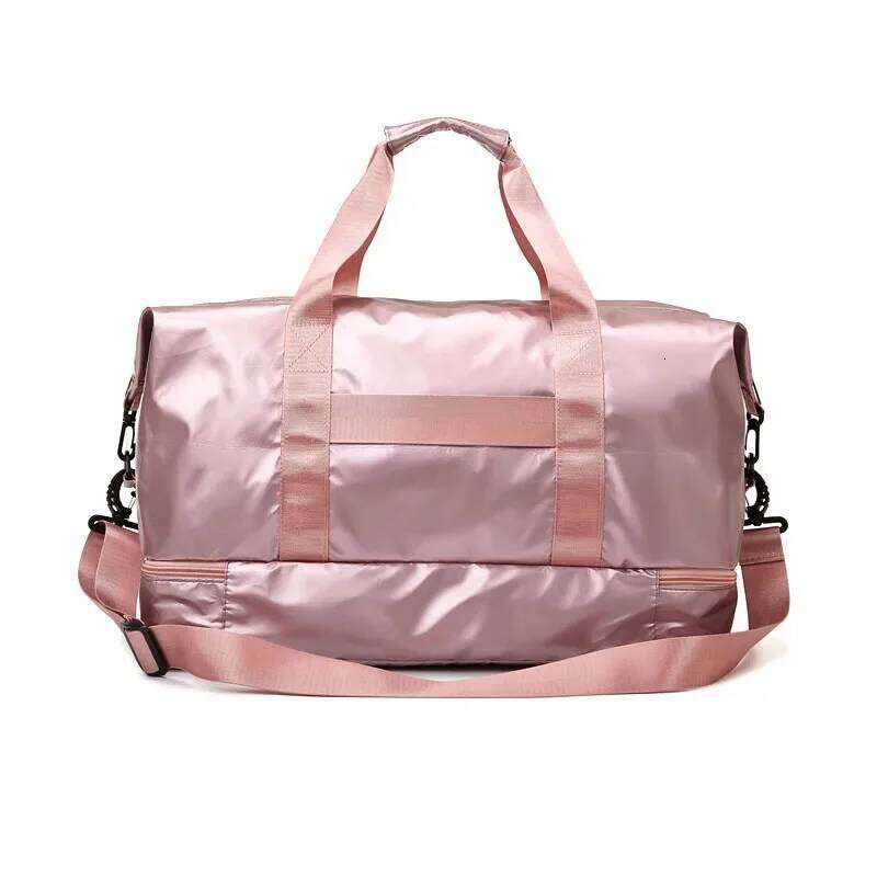 Gym Bag Pearlescent Women Fitness Training Handbag With Shoes Pocket Waterproof Yoga Pack Travel Duffel Balso Sac De Sporttas Y260225