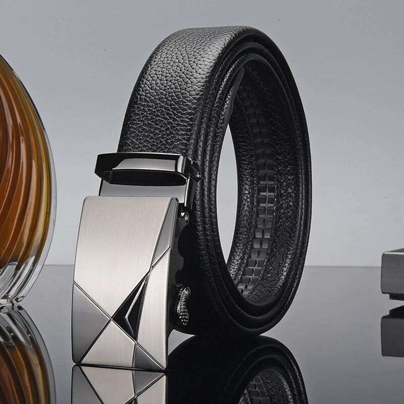 Fashion Business Men's Genuine Luxury Brand Alloy Buckle High-Quality PU Leather Soft Belt With Cargo Pants Jeans Y260225