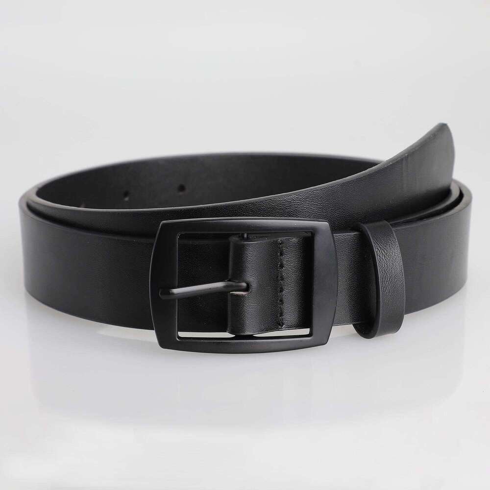 New Men's High-Quality PU Leather Metal Pin Buckle Leisure Business Waistband Fashionable Lady Accessory Designer Belt Y260225